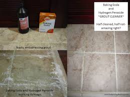 This is considered to be one of the most powerful grout tile cleaners, but people don't use it unless it's necessary because the smell is powerful and the solution is strong enough to damage the skin. Baking Soda And Hydrogen Peroxide Grout Cleaner Balancing The Busy