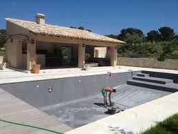 Construction Piscine Marinal Beton Cire Constructionpiscinemarinalbetoncire Luxusschwimmbader Hausplane Mit Pool Swimming Pool