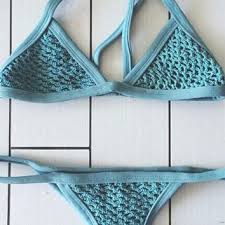 Posh Pua Kainalu Crochet Bikini Foam Separates