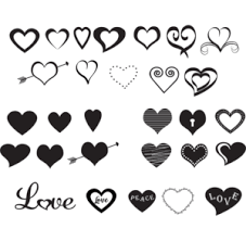 Today S Freebie Hearts Solid Hearts Open Hearts Decorative Hearts Free Cricut Images Nail Decals Diy Cricut Free
