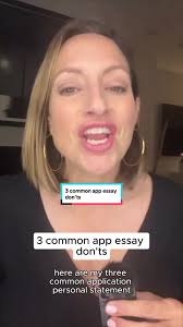 3 common application essay DON'Ts #collegeessay #commonappessay #commo...