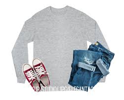 Download Gildan 2400 Long Sleeve Unisex Mockup Heather Gray T Shirt Etsy In 2021 Hoodie Mockup Sleeves Hoodies Shop