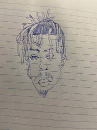 In this video, you will learn how to draw juice wrld logo easy step by step. Here S My Drawing Of Juice Wrld Don T Be Mean It S My First Time Drawing Him Juicewrld