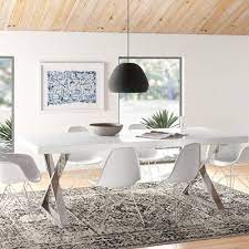 Early this is the lowest priced dining table at kirklands. Jason Dining Table Base Color High Polished Metal Top Color White Dining Table Dining Table Bases White Dining Table