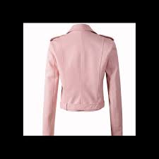 Voici 20 jolis modèles de vestes roses pour être dans la tendance. Veste Femme En Cuir Rose Blazer Rose Fushia Blouson Fille Tendance En Cuir Pu S Habiller En Rose
