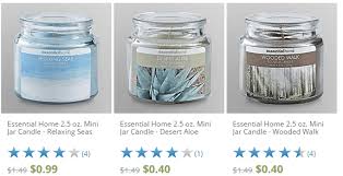 Cute Mini Jar Candles 40 Cents With Free Store Pickup At Sears Or Kmart Couponista Queen Saving Eating Crafting