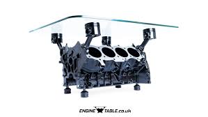 I don't necessarily mean to place your coffee down, there's more chance of it being your beer. Rover V8 Engine Coffee Table By Engine Table Uk
