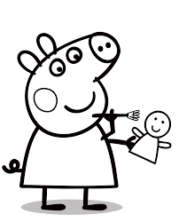 Disegni da colorare e da stampare per bambini. Disegni Di Peppa Pig Da Colorare