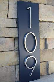 High visibility reflective options are available. Mailbox Numbers Address Plaque House Number Carved Cedar 4 Address Sign Home Decor Home Decor Plaques Signs