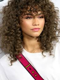 Curly Bangstyle Hair Curly Bangstyle Curly Bangstyle Hair Natural Curly Bangstyle Hair Black Wome Curly Hair Styles Medium Hair Styles Hairstyles With Bangs