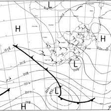 Winter Synoptic Weather Map Surface Synoptic Weather Map Showing Cold Front Approaching South... |  Download Scientific Diagram