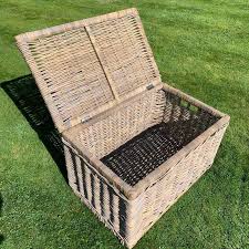 Maybe you would like to learn more about one of these? Large Grey Rectangle Wicker Storage Chest With Lid Duck Barn Interiors