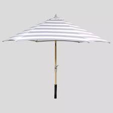 Black And White Outdoor Umbrella With Lights Pin On New Home