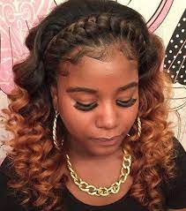 35 Crazy Headband Braids For The African American Women With Images Braided Headband Hairstyle Hair Styles Weave Hairstyles Braided
