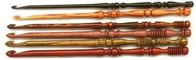 These Are Fantastic I Want One Of Every Design But Then I Would Put Them Away With My Other Wooden Crochet Hooks Wood Crochet Hook Hand Carved Crochet Hooks