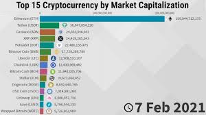Top 100 cryptocurrencies by market capitalization. Evolution Of Top 15 Cryptocurrency By Market Capitalization 2013 2021 Statistics And Data