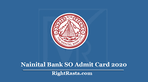 The nainital bank ltd is a pioneer bank that has its headquarters in nainital, uttarakhand. Nainital Bank So Admit Card 2020 Out Ntb Specialist Officer Hall Ticket