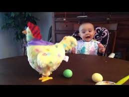 Babies Are Easily Entertained With Almost Anything That They Find Unusual And This Baby Can Attest To That This Little On Funny Babies Chicken Toys Funny Gif Learning animals names and sounds for children, kids. funny babies chicken toys