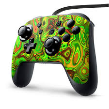 Spooky ghost moon edition nintendo switch pro controller skin $12.00 $16.00. Skin Vinyl Decal Wrap For Nintendo Switch Pro Controller Skins Stickers Cover Green Glass Trippy Psychedelic Amazon Com Au Video Games