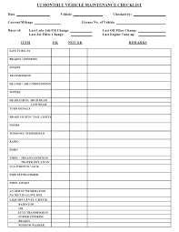 You will know whether your vehicle is due for a safety inspection when you receive your renewal notice from the department of revenue. Motor Vehicle Inspection Checklist Template