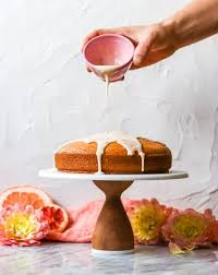 Vegan Grapefruit Olive Oil Cake With Grapefruit Glaze Vegancake Oliveoilcake Grapefruitol Grapefruit Recipes Olive Oil Cake Vegetarian Thanksgiving Recipes