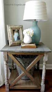 Beneath The Magnolias Ana White Rustic X End Table Table Decor Living Room Living Room Side Table Side Table Decor