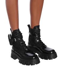 Shop for morning, afternoon, or evening wedding guest dresses in the latest trends and cutest casual, cocktail, and formal styles. Monolith Leather Ankle Boots Prada Mytheresa