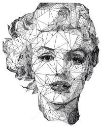 Surreal Triangular Pen Portraits