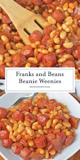 Then the tangy hot dog—i love that pop! Quick Stovetop Franks Beans Recipe Video Beanie Weenies