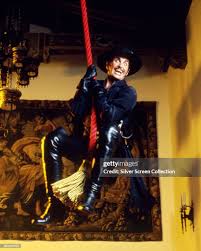 American actor George Hamilton in a scene from 'Zorro: The Gay Blade'...  News Photo - Getty Images