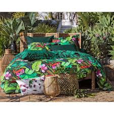 Housse de couette christian lacroix jardin tropical. Housse De Couette Montego Vert 3 Suisses