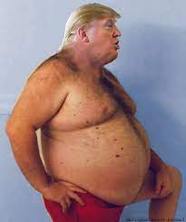 Trump fat naked Blank Template - Imgflip