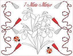 Sa desenam martisoare from www.interferente.ro. Nicole S Free Coloring Pages 1 Martie Martisor Coloring Greeting Cards Free Coloring Pages Coloring Pages Spring Coloring Pages