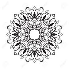 Mandala kleurplaten, gratis kleurboek voor. Mandala Zwarte Tekening Op Wit Wordt Geisoleerd Ontwerp Voor Kleurboek Pagina Voor Kinderen En Volwassenen Patterned Design Element Stijl Royalty Vrije Cliparts Vectoren En Stock Illustratie Image 62199902