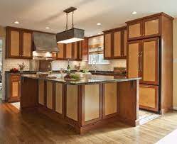 Eclectic Kitchen By Cameo Kitchens Inc Two Toned Cabinets And The Backsplassh In White Best Kitchen Cabinets Kitchen Design Lighting Fixtures Kitchen Island