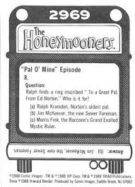 Buzzfeed staff can you beat your friends at this quiz? 1988 Comic Images The Honeymooners Non Sport Gallery Trading Card Database