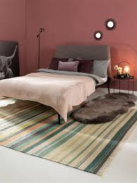 Schönes schlafzimmer marke loddenkemper (gekauft bei wohnland reutlingen) bett 180 x 200 ohne matatze und ohne lattenrost schrank 256,5 x 62,5 x. Wollteppich Ella Beige Multicolor Mode Schlafzimmer Teppich Haus Deko