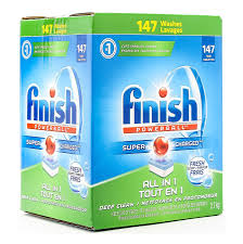 I used to work for an appliance retailer where we recommended and often used finish dish tabs. Finish Finish Powerball 147 Pack Dishwasher Tablets Weeks Home Hardware