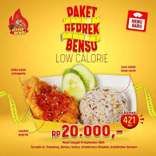 Resep 'sambal geprek bensu' paling teruji. Geprek Bensu Package Low Calorie September 2020 Gotomalls