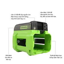 Inverter Bộ chuyển nguồn điện Greenworks Pro 60V - IV60A00 - Greenworks  Việt Nam