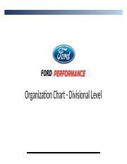 org chart pptx ford organization chart divisional level