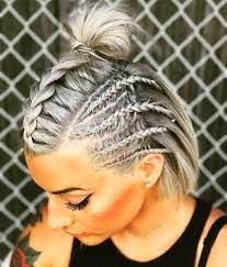Hair And Beauty Trends Platinum Blonde Short Hair Braids Amazing Braids For Short Hair Viking Braids Pix Braids For Short Hair Viking Hair Braided Hairstyles