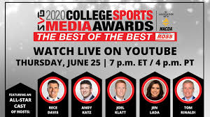 Local and regional programming is also provided with youtube tv, offering complete local network coverage in over 98% of us tv households. Svg College Sports Media Awards Watch The Ceremony Live On Youtube On June 25 At 7 P M Et