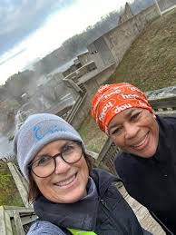 Got our Saturday miles in just as the sun was coming up