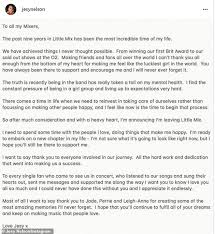 Jesy nelson and her ex little mix bandmates have reportedly not spoken directly in months, with the singer wanting to 'sever ties' following her exit from the group. Jesy Nelson Removes Mention Of Little Mix From Instagram Profile Less Than 24 Hours After Quitting Daily Mail Online