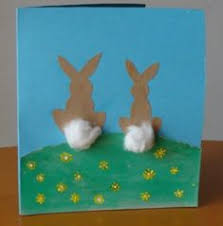 A bit colorful but we wanted to add more colors in our cards. 17 Easter Cards Ideas Easter Cards Easter Crafts Easter Kids