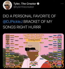 Lyrically, one of the more colorful and out from left field songs concerning 9/11 we could find. King Wow On Twitter Tyler The Creator Ranked His Own Songs And People Deadass Told Him He Was Wrong Lmaoooo