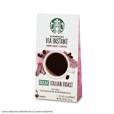 We've written detailed reviews of each brand. Starbucks Via Instant Decaf Coffee Packets Italian Roast 100 Arabica 1 Box 7 Packets Walmart Com Walmart Com
