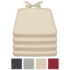 Confortable et facilement lavable, le coussin protège la chaise haute de bébé. Beautissu Lot De 4 Galettes De Chaise Pia 45x40x5cm Nature Coussin Dehoussable Confortable Coussin Chaise Exterieur Cdiscount Maison