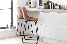 An earthy tile splashback makes a striking statement, while some of the. Kitchen Breakfast Bar Ideas Argos